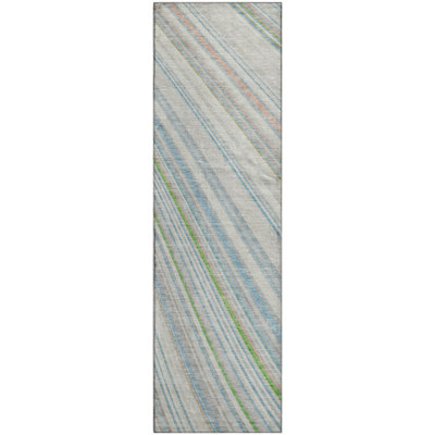 Premium Machine Washable Prisco Ivory Rug