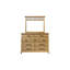 Commode 9 tiroirs - Finition caramel