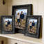 Cadre 3 photos noir moderne classique 11 pièces x 14 po avec orientation portrait ou paysage