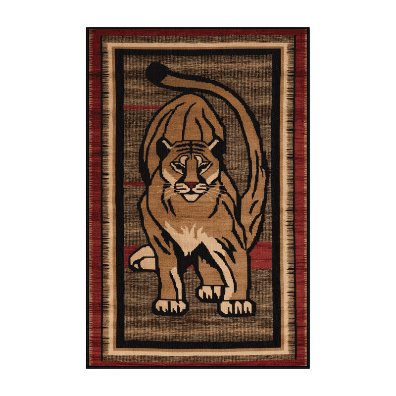  Tapis lavable avec gros chats mexicains, Rectangle 7 pi x 9 pi