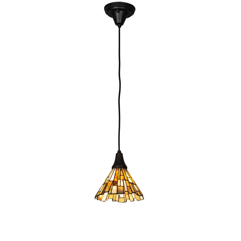 Luminaire suspendu conique à 1 lumière Silve