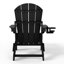 Chaise Adirondack d'extérieur réglable et pliante avec porte-gobelet et repose-pieds dissimulé-1803399244