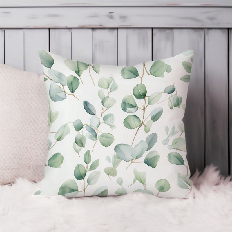 Botanical Eucalyptus Leaves Pattern Leaf IV, 20"H x 20"W