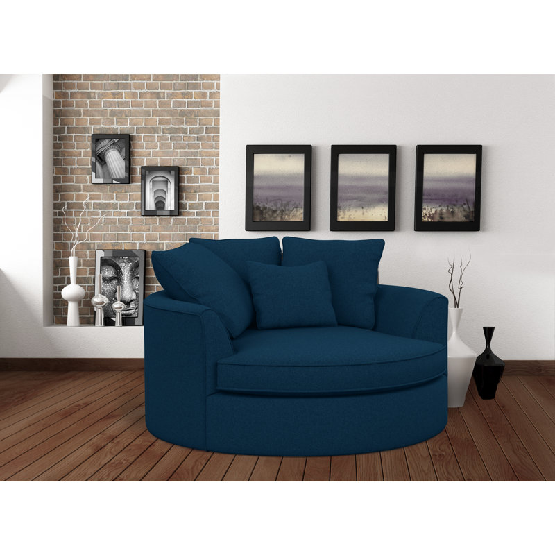 Beall Upholstered Accent Chair, Element Deep Sea