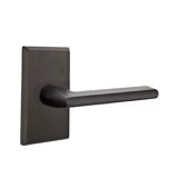 Lariat Flat Passage (Hall & Closet) Door Lever with Rectangle Rosette