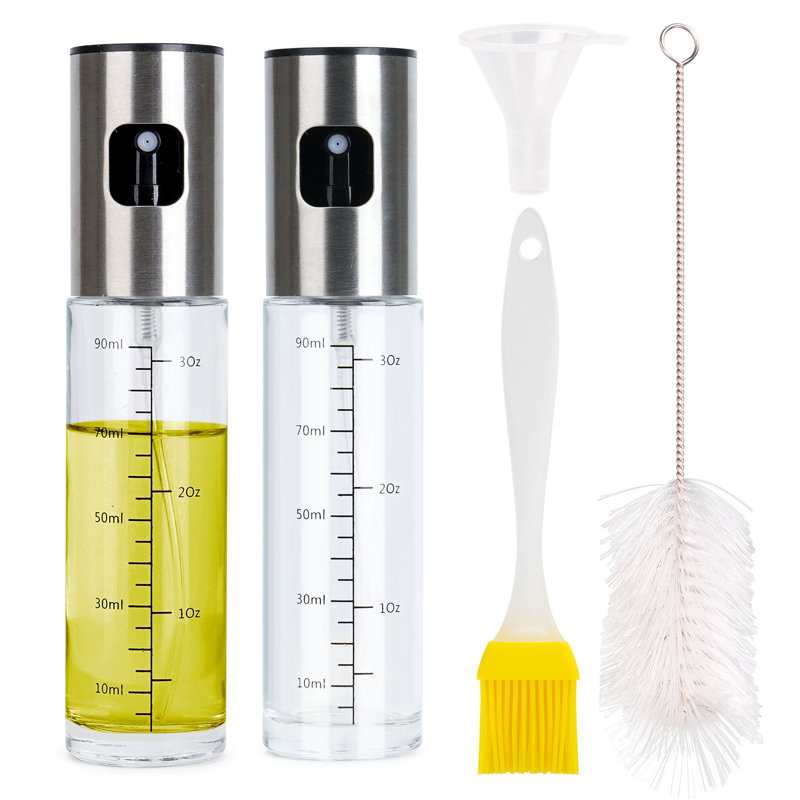 Ensemble de 2 vaporisateurs d'huile pour la cuisson d'huile d'olive