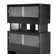New Age Pet Ecoflex Two Large Reptile Enclosures With Matching Stacker Combo Set In Black