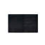 Ensemble de table de salle à manger 9 pièces comprenant une table rectangulaire et 8 chaises en tissu de polyester gris platine, noir sablé-1988635297-1985368598