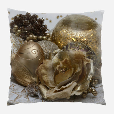 Canvas Outdoor Reversible Throw Pillow