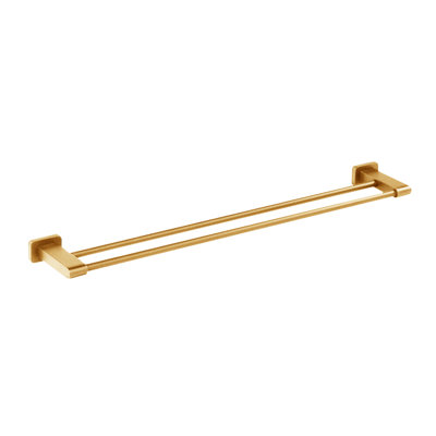 Eleganza Double Wall Mounted Towel Bar