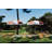 Bistro Round Metal Folding Outdoor Bistro Table With Umbrella Hole , in. W in. D-88355003-86001449