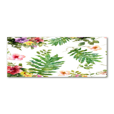 Floral Pattern - Wrapped Canvas Print