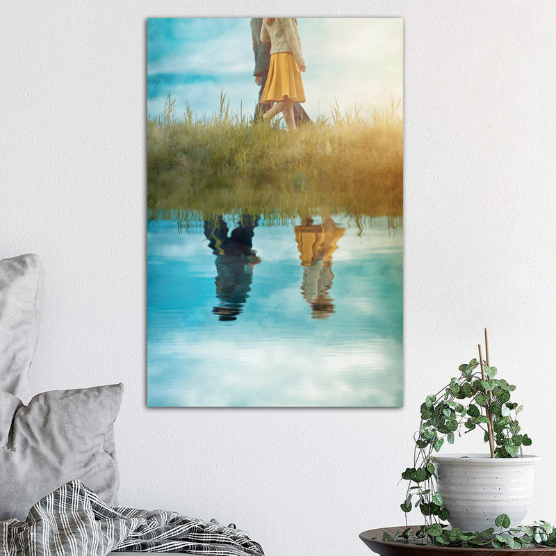 One Couple, Two Direction by Ildiko Neer - Wrapped Canvas Print, 66.04 cm H x 45.72 cm W x 1.91 cm D