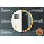Huldar Glass Flat Wall Mirror