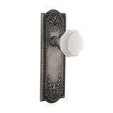 Meadows Plate with Waldorf White Milk Knob