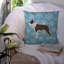 Winter Snowflakes Solid Colour Throw Pillow-32011220