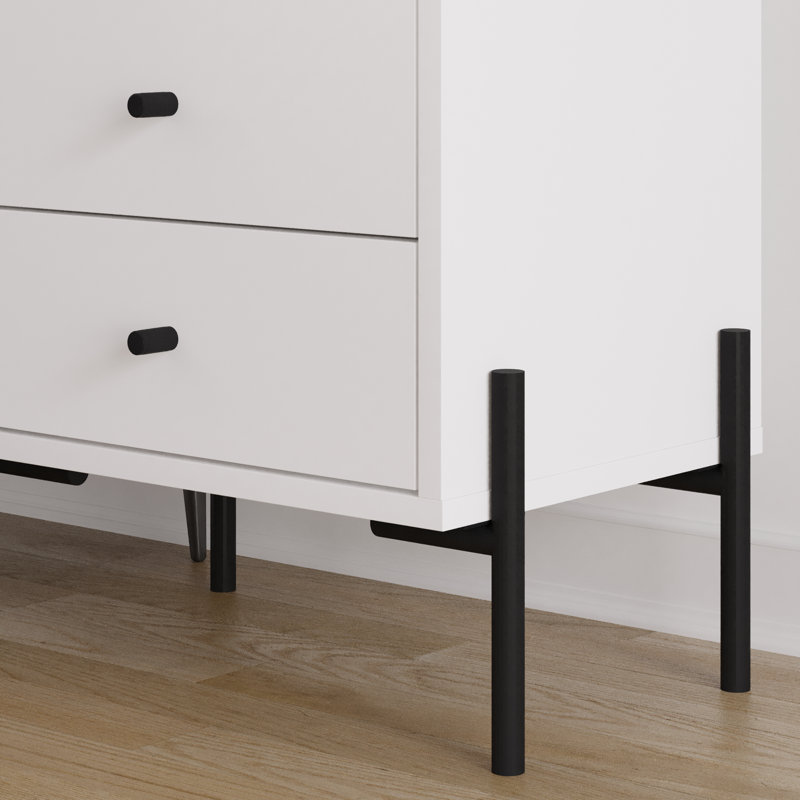 Table de chevet Embree, Blanc
