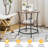 Harunobu 21.5'' W Metal Nightstand-1335145609