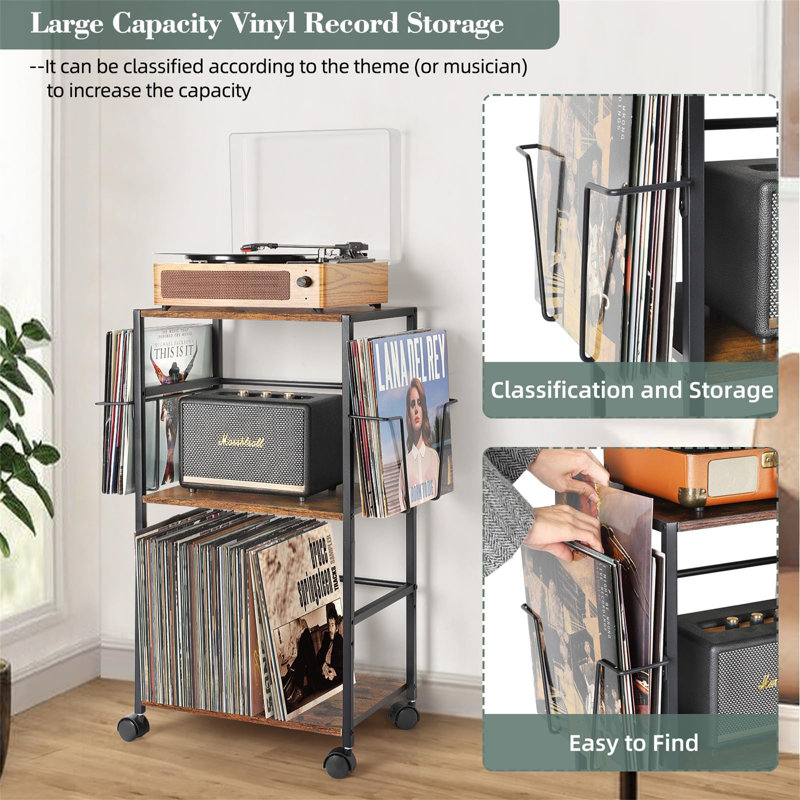 Bresee 74 cm H Media Shelves