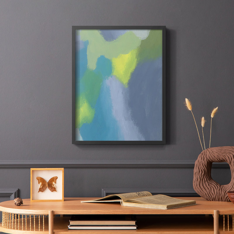 "Lost in Memories III", reproduction encadrée - bois massif, Noir, H 28 po x l 22 po