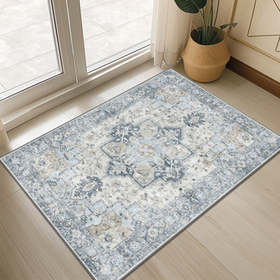 Roehit Oriental Performance Machine Washable Area Rug