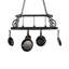 48" Long Neo 3 Light Pot Rack