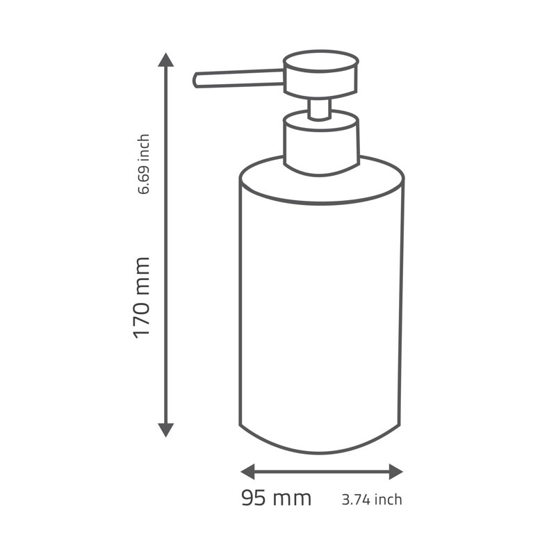 Stone Soap Dispenser, Ecru