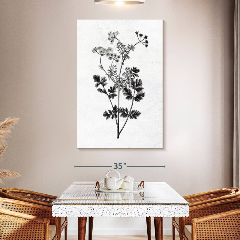 Harnek Pressed Herbs II, 51" H x 34" W