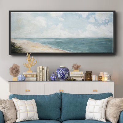 " Beach View " Painting Print