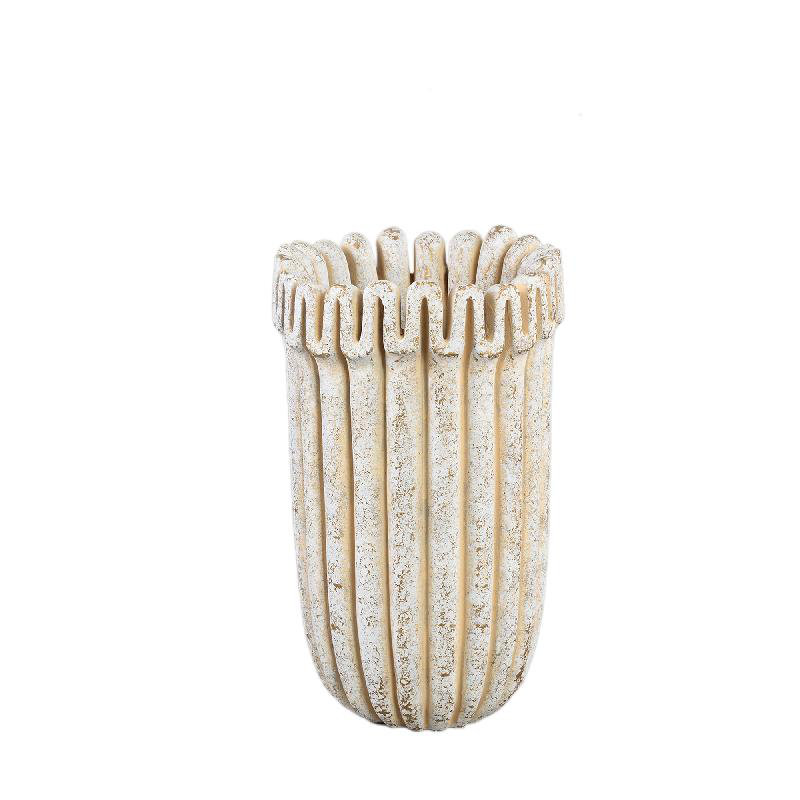 Morghan Ceramic Pot Planter, 30cm H x 18cm W x 18cm D