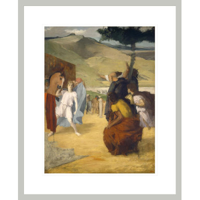 «Alexander and Bucephalus» par Edgar Degas, impression giclée encadrée