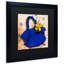 Gallucci, «Flower Purse Yellow on Blue» par Roderick Stevens, impression encadrée-69760880-13606559-13606561