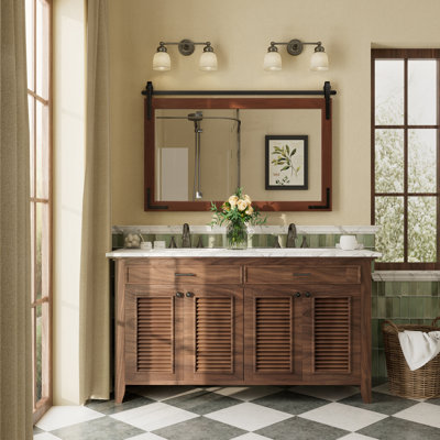 Miroir mural Amara Rustic Farmhouse