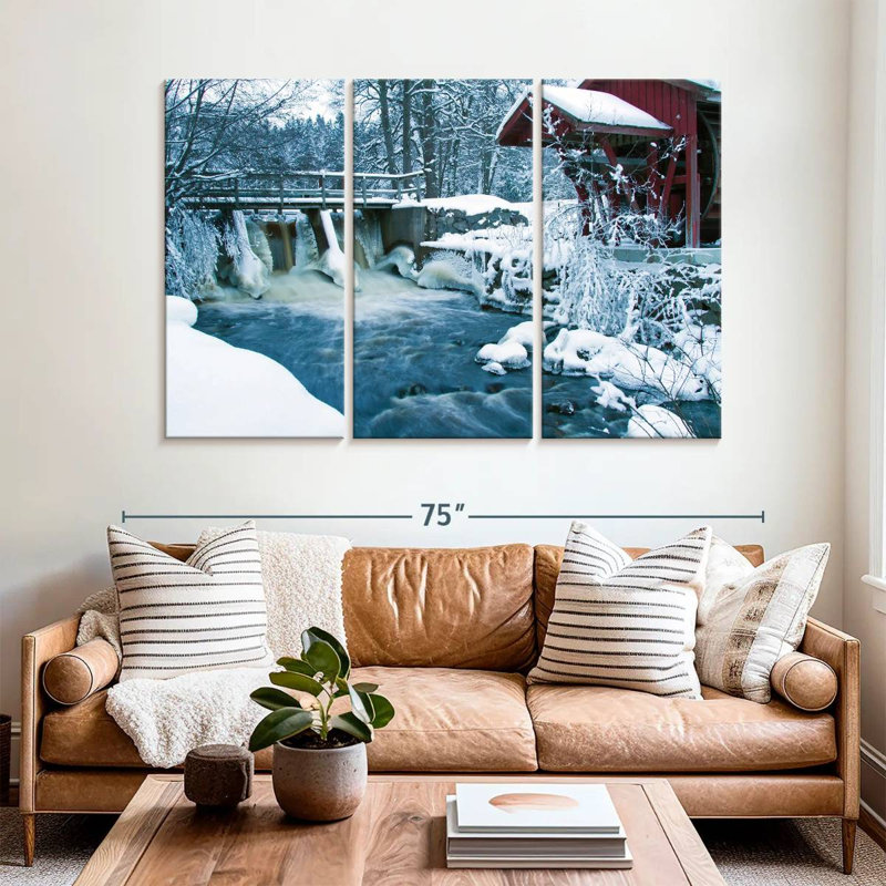 Alvord Winter River, 42" H x 65" W