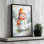 «The Most Wonderful Snowman» par Heidi Kuntz, reproduction d'art