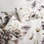 Housse de couette en coton double / grand, thème, imprimé floral rosé, 1 et 2 taies décoratives, fermeture à boutons, attaches de coin, avec attaches pour garder l'insertion stable,-118642789-118642793