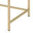 High Gloss & Gold Finish Writing Desk-126802889