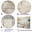 Ensemble de décorations murales scandinaves beige et doré-107745380-107745386