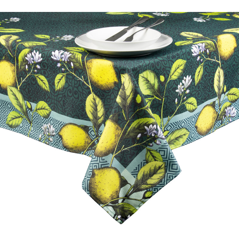 Excelsa table cloth made in italy Boboli woven cotton 180x140 cm multicolor, 240cm L x 140cm W