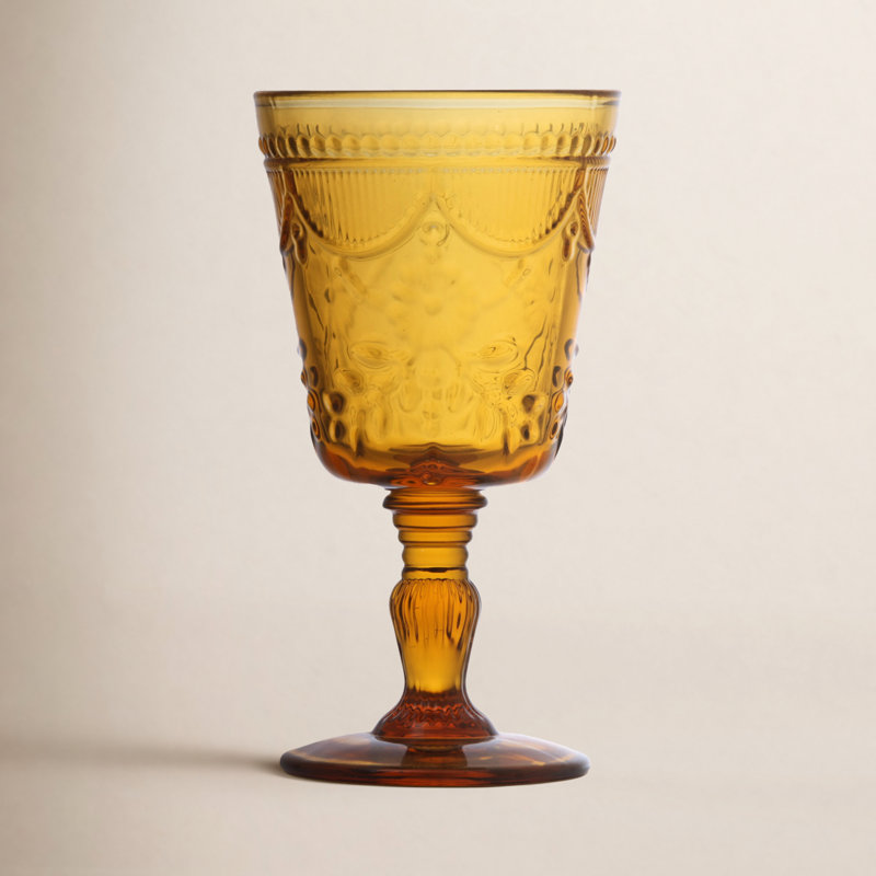 Debutante Fortessa Glass Goblet, 10 oz., Amber