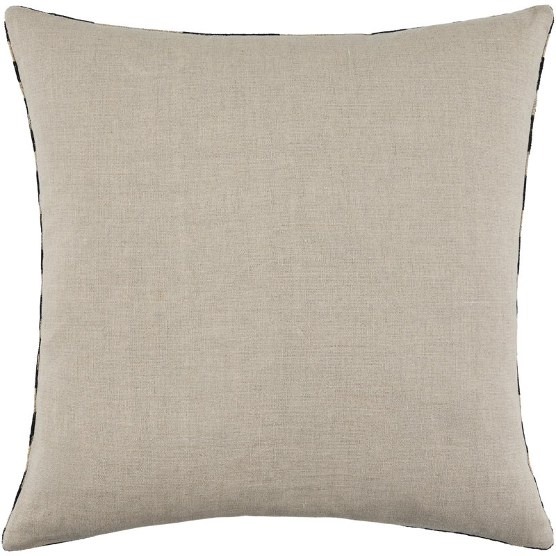 Marzano Accent Pillow, Square 20", Polyester, Black/Gray/Beige