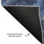 Tapis bleu Cerrito AMF599 lavable à la machine de qualité supérieure-105076927