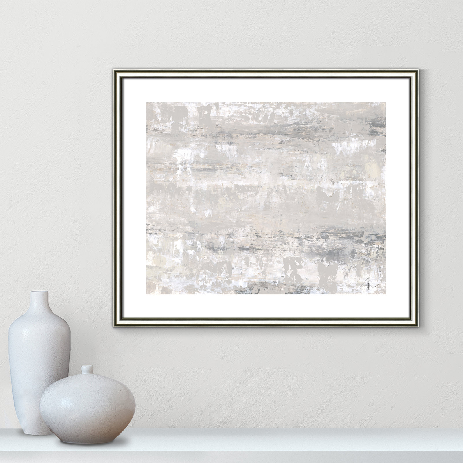 Desert Winds by Filippo Ioco - Print, Silver Framed Paper, 21.5" H x 25.5" W x 0.88" D