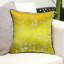 Housse de coussin géométrique réversible en satin