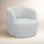 Maya Swivel Chair In Boucle-199708912