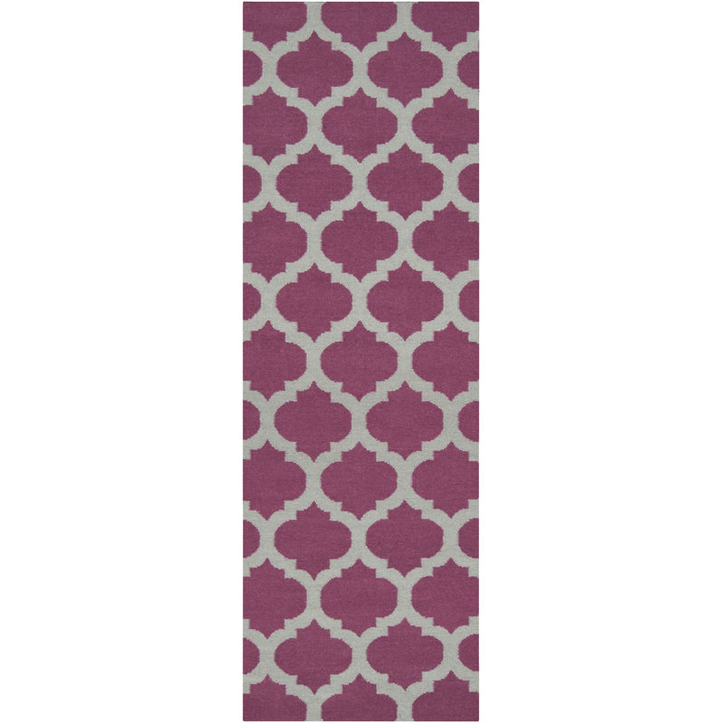 Kramer Wool Abstract Indoor Rug, Runner 2'6" x 8'
