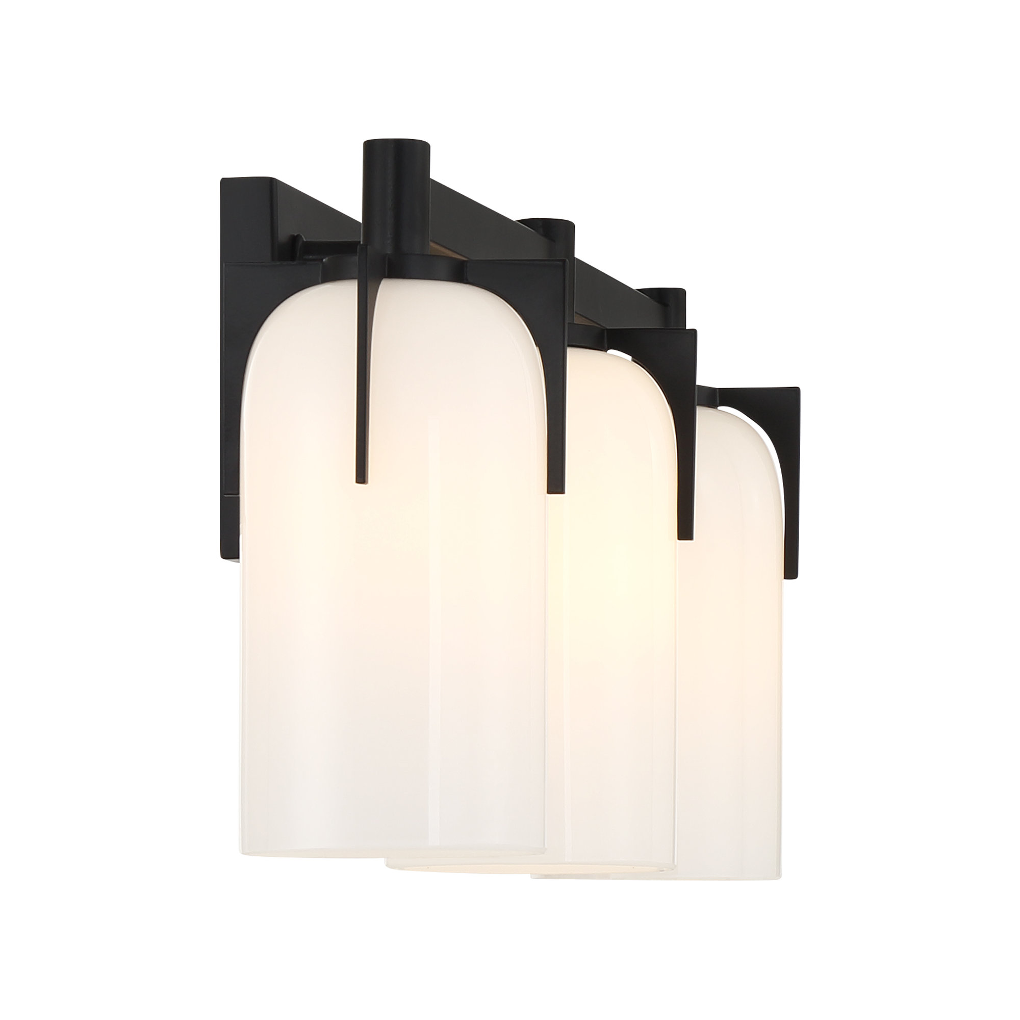 Irela 3 - Light Vanity Light, 8.5" H x 24" W x 24" D, 3 Lights, Black