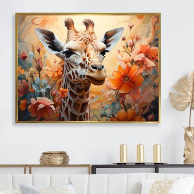Girafe brune expressionniste Grace I