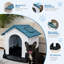 Niche pour chien d'extérieur avec bouches d'aération et plancher surélevé pour chiot-131565545-131565543