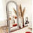 Trenika Arch Full Length Mirror Wall Mirror with Wood Multi-step Frame-288507629-391516039